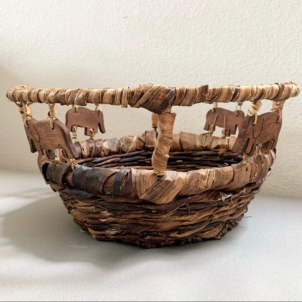 Large elephant basket